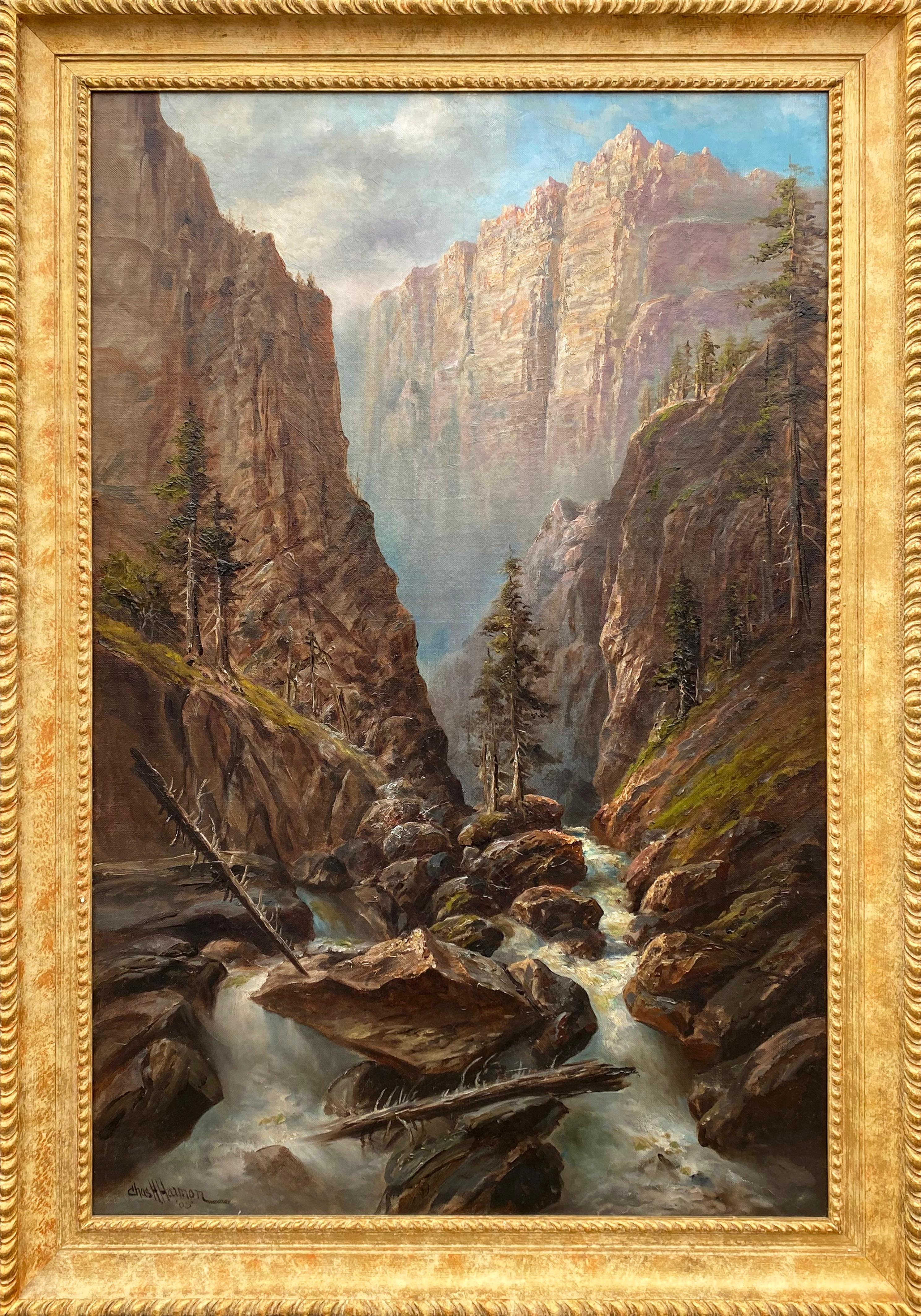 Majestic Waters - Painting by Charles Henry Harmon 
