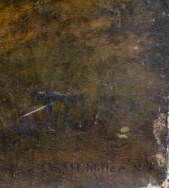 Long Island Impressionist Pasture Scene by C.H. Miller