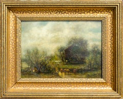 Original Impressionist Painting by American Artist Charles H. Miller
