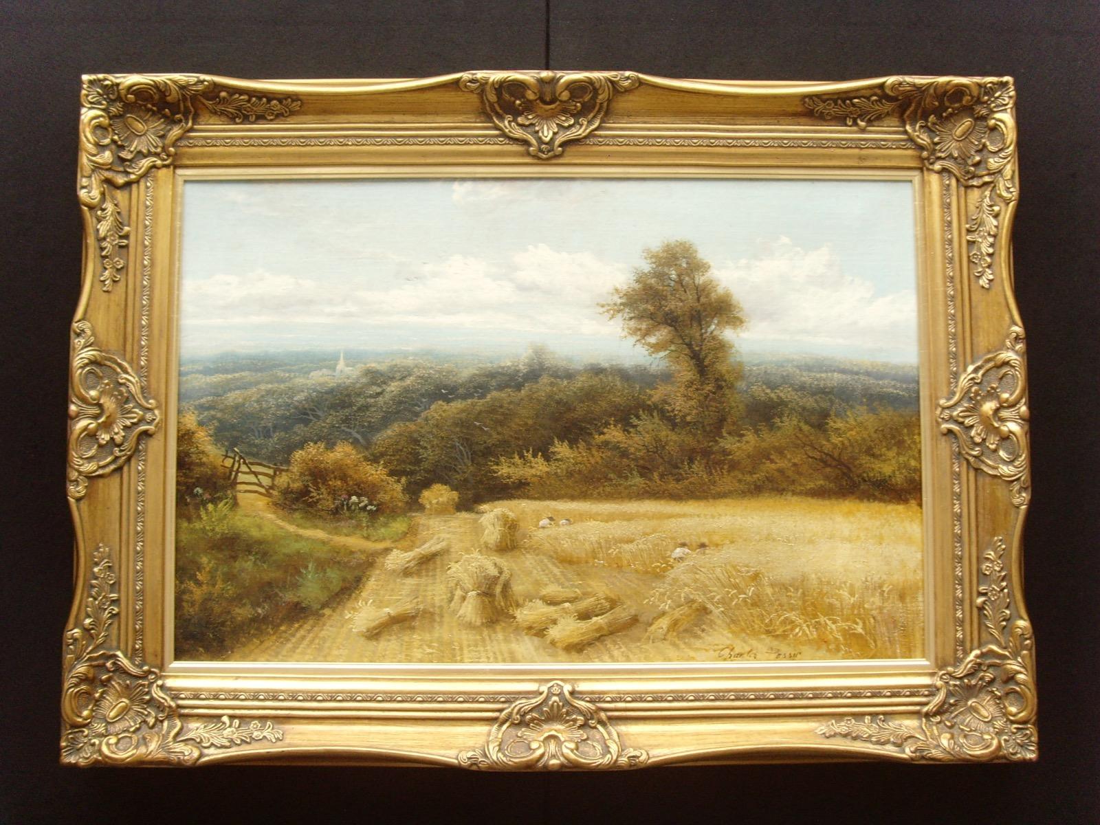 I am delighted to offer for sale this stunning Victorian Painting by the artist Charles Henry Passey (1847-1898) who has signed the painting in the lower right hand corner. This is a fine detailed painting beautifully depicting a panoramic landscape