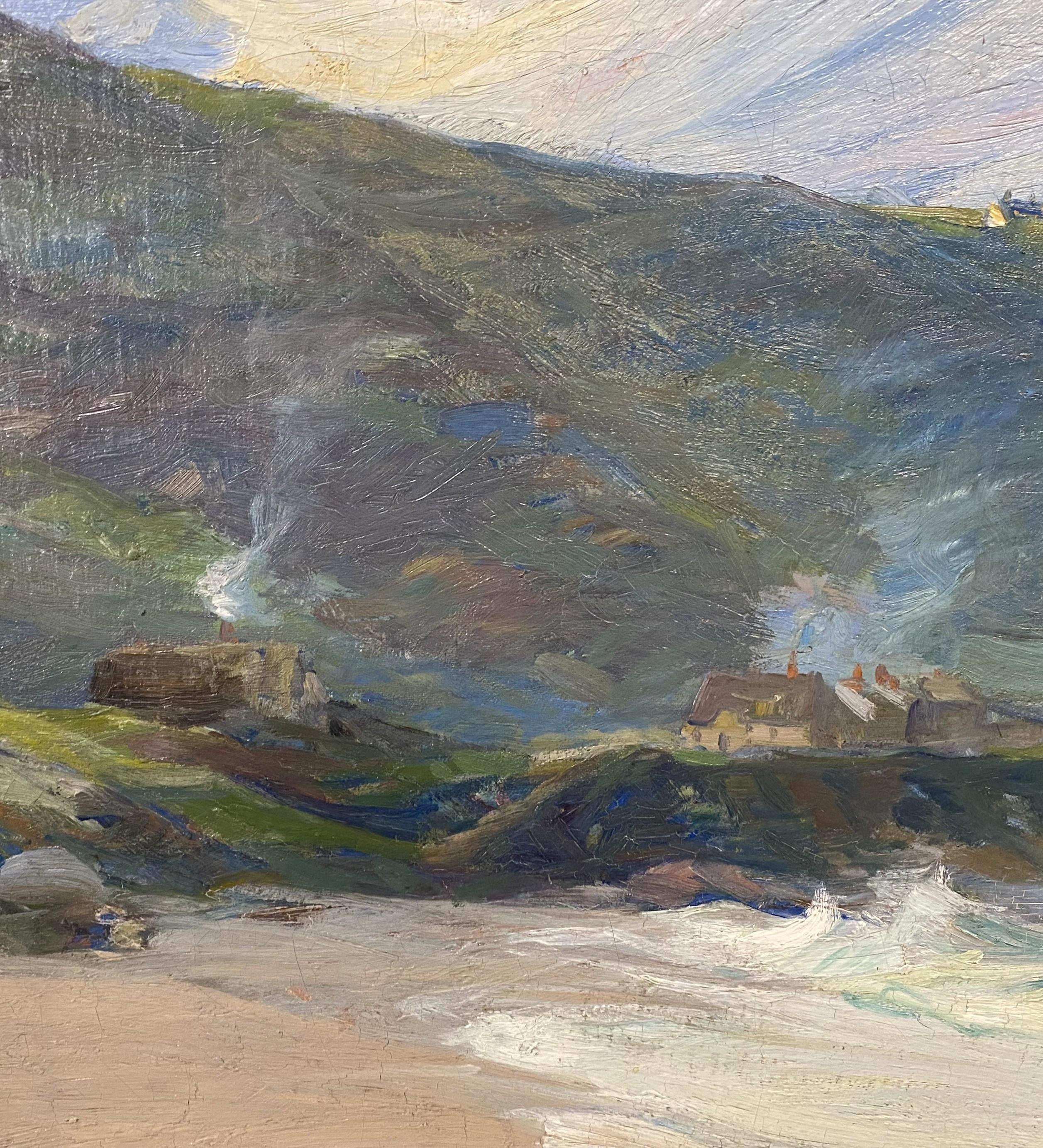 Cornish Coast oder Küste von Corwall (Amerikanischer Impressionismus), Painting, von Charles Herbert Woodbury