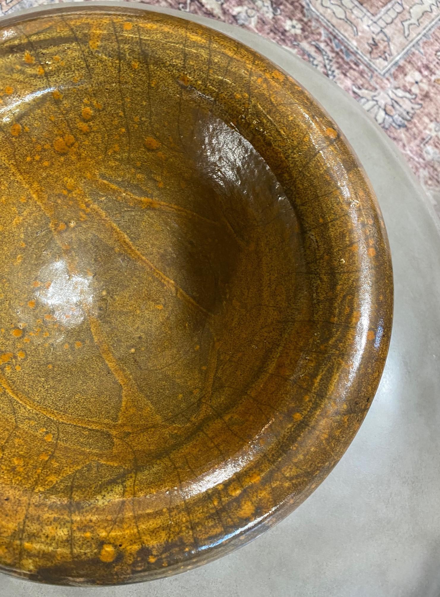 Ed K Higa Signed Hawaiian Artist Mid-Century Studio Pottery Sculpture Raku Bowl In Good Condition For Sale In Studio City, CA