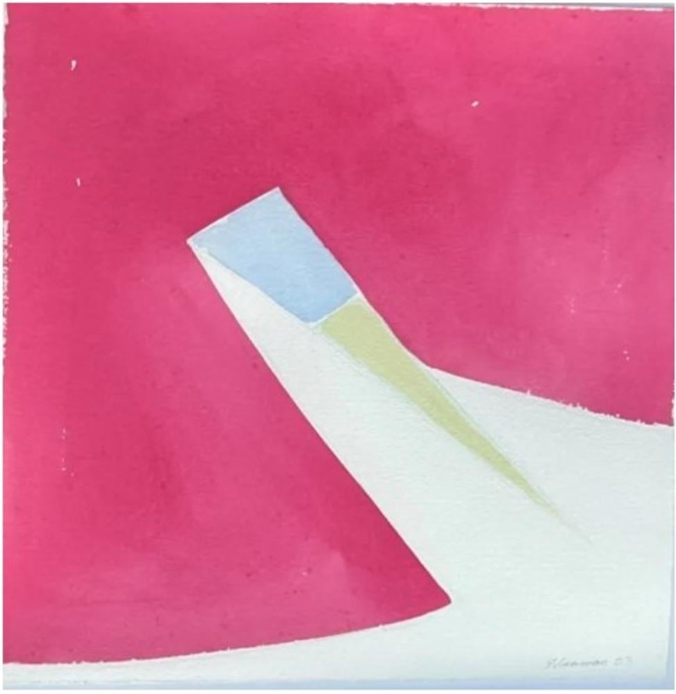 Charles Hinman
Alizarin Orionids, 2003
Signed and dated lower right
Watercolor on paper
12 x 12 inches


Throughout his long career, Charles Hinman has collapsed the divide between painting and sculpture. Heavily influenced by Russian Suprematism,