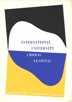 After Charles Hinman-International University Choral Festival-Serigraph