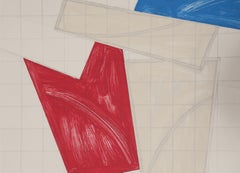 Meteor Showers, Abstract Lithograph by Charles Hinman