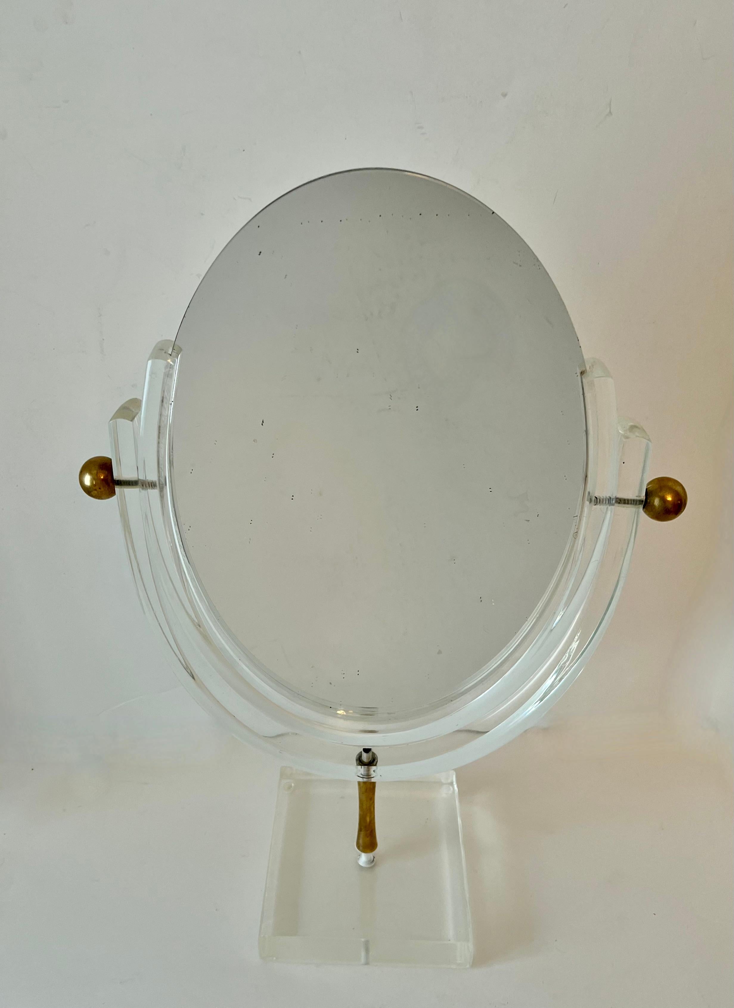 charles a double sided mirror