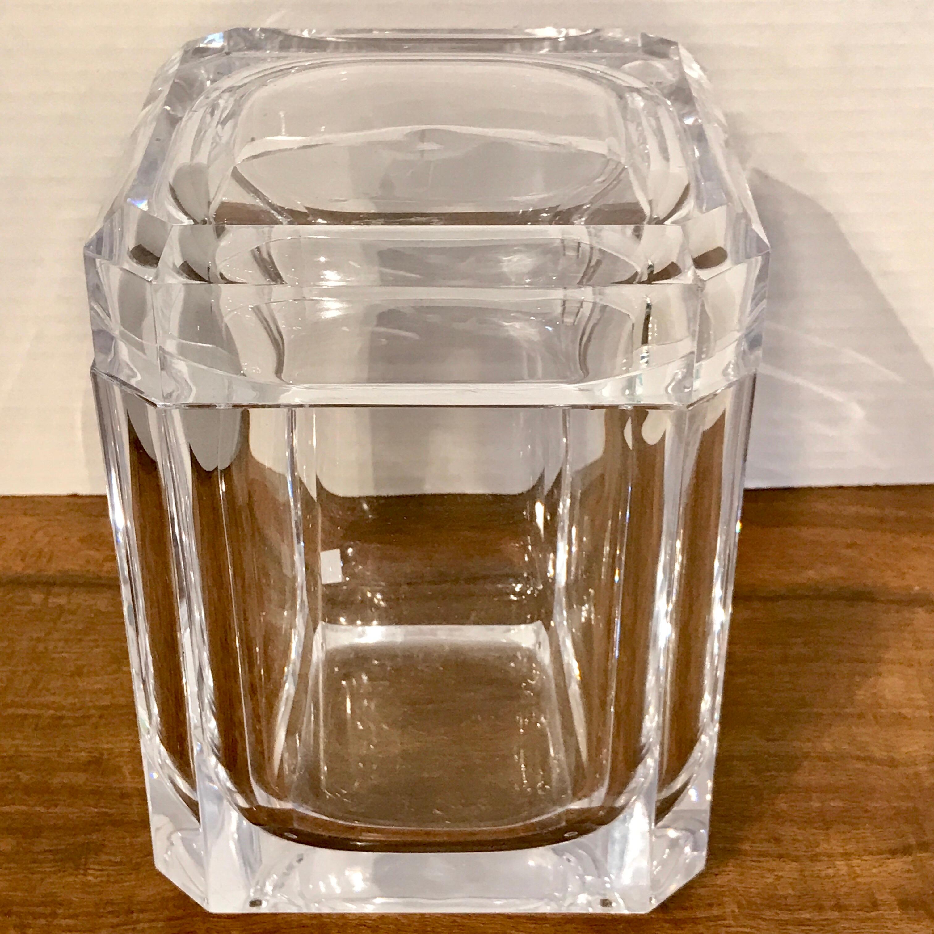 Mid-Century Modern Charles Hollis Jones Cube Ice Bucket