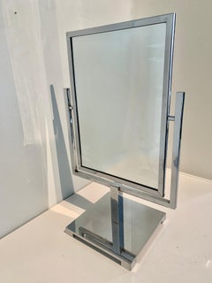 Charles Hollis Jones Double Sided Polished Chrome Mirror
