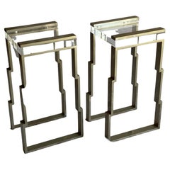Charles Hollis Jones Gold-Plated Side Tables