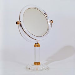 Charles Hollis Jones. Espejo de tocador Hollywood Regency, Italia, años 80