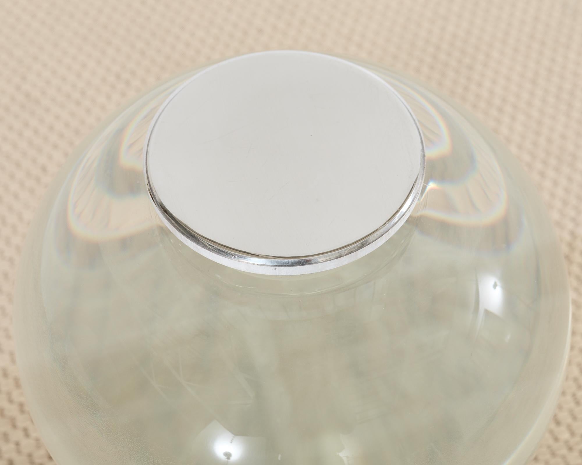 Américain Charles Hollis Jones Table de salle à manger Le Dome Lucite en vente