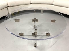 Charles Hollis Jones Lucite Coffee Table