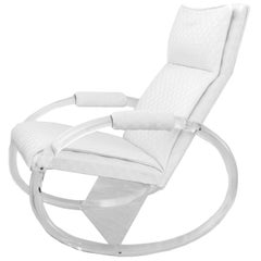 Charles Hollis Jones Lucite Rocker Rocking Chair