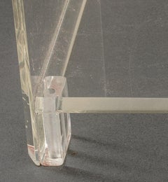 Charles Hollis Jones Manner Acrylic Lamp Table