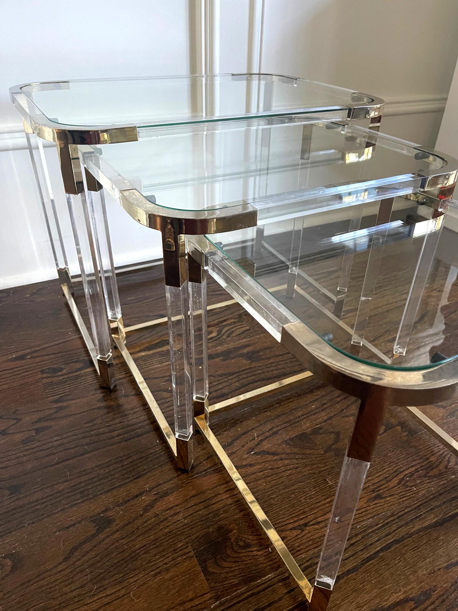 Américain Tables gigognes Metric Line Charles Hollis Jones en vente