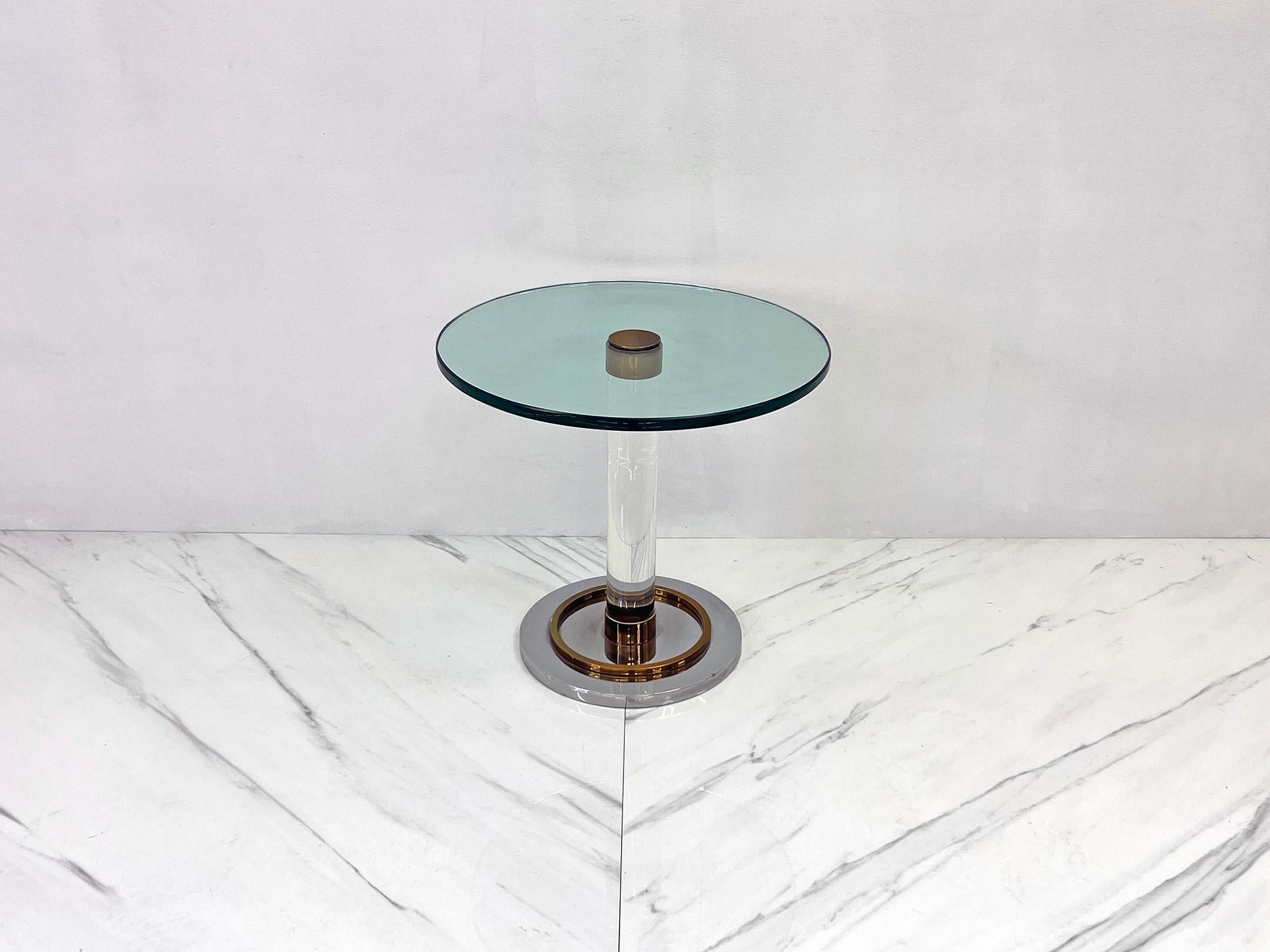 Mid-Century Modern Table d'appoint O Line Charles Hollis Jones, 1970 en vente