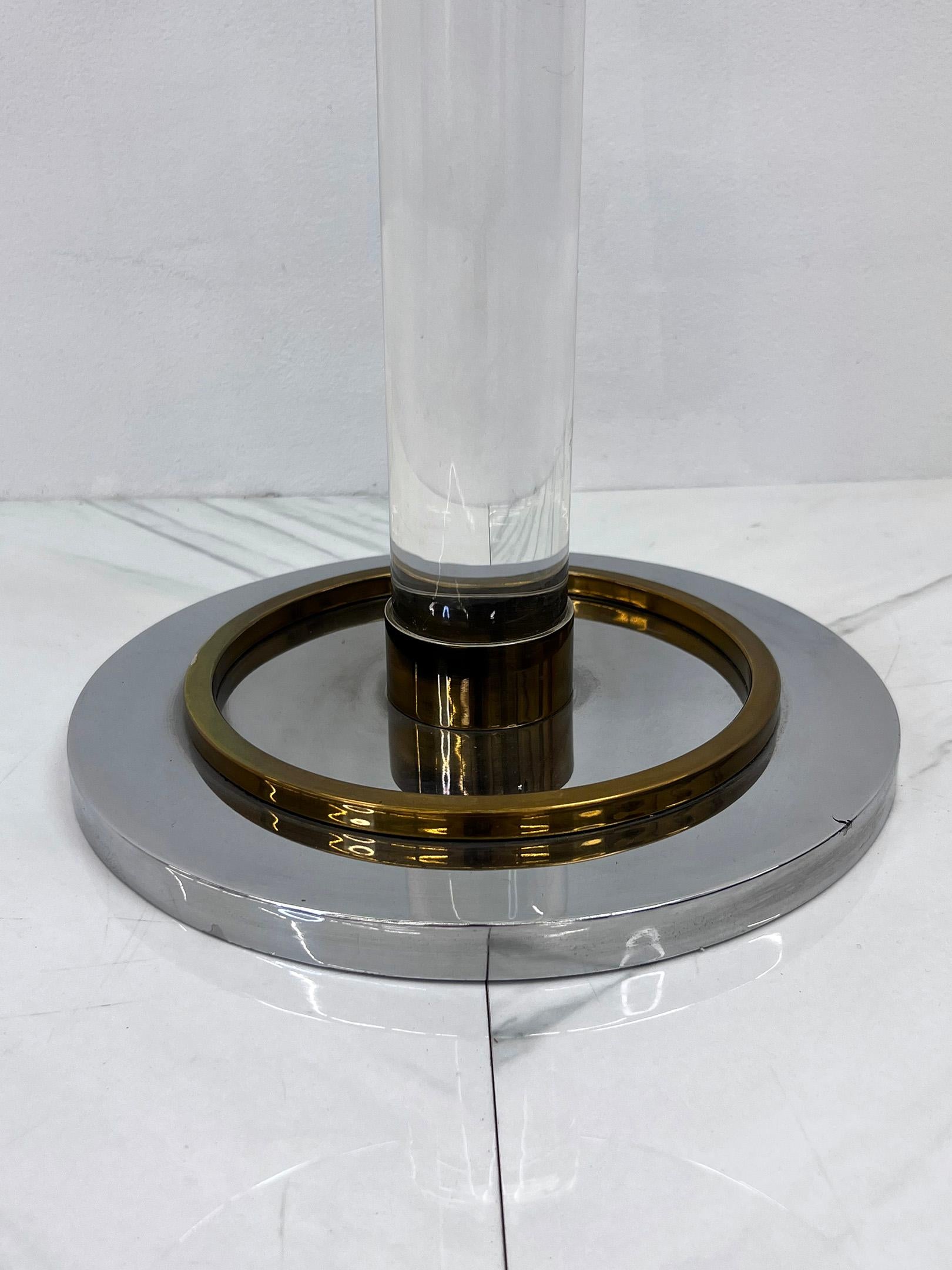 Laiton Table d'appoint O Line Charles Hollis Jones, 1970 en vente