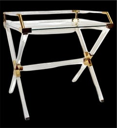 Charles Hollis Jones plexiglass (Lucite) table , 1970s