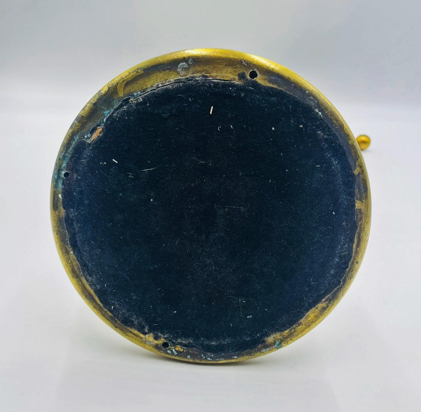 Charles Hollis Jones Miroir pivotant sculptural en laiton, 1960s Hollywood Regency en vente 13