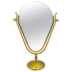 Charles Hollis Jones Sculptural Brass Pivot Mirror, 1960s Hollywood Regency Charles Hollis Jones Sculptural Brass Pivot Mirror, 1960s Hollywood Regency