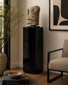 Charles Hollis Jones Signed 1978 Smoked Lucite Pedestal Display Column