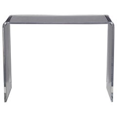 Charles Hollis Jones Style Lucite Waterfall Table