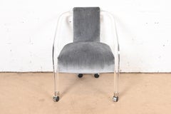 Poltrona in lucite stile Art Deco moderno di Charles Hollis Jones