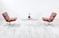 Charles Hollis Jones "Treillage" Chrome and Lucite Coffee Table