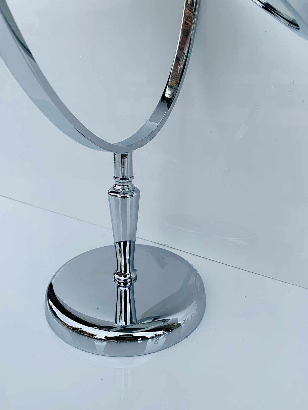 Miroir de coiffeuse Charles Hollis Jones en nickel poli en vente 2