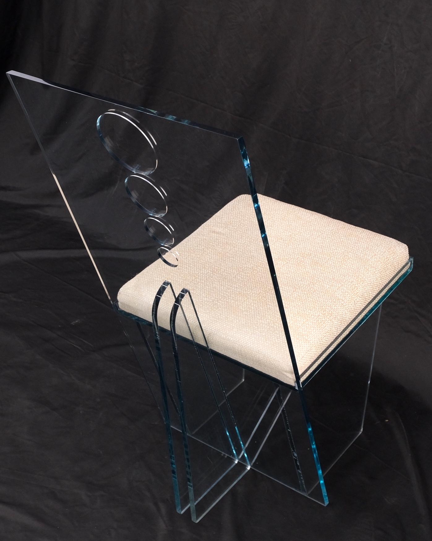 Charles Hollis Jones 'Wisteria' Lucite Dining Chair Introduced, 1968 For Sale 8