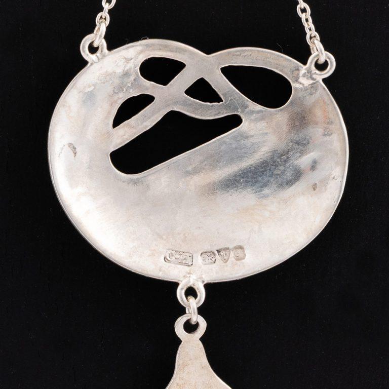 Charles Horner Collar colgante de plata y esmalte 1909 en Bueno estado para la venta en Tunbridge Wells, GB