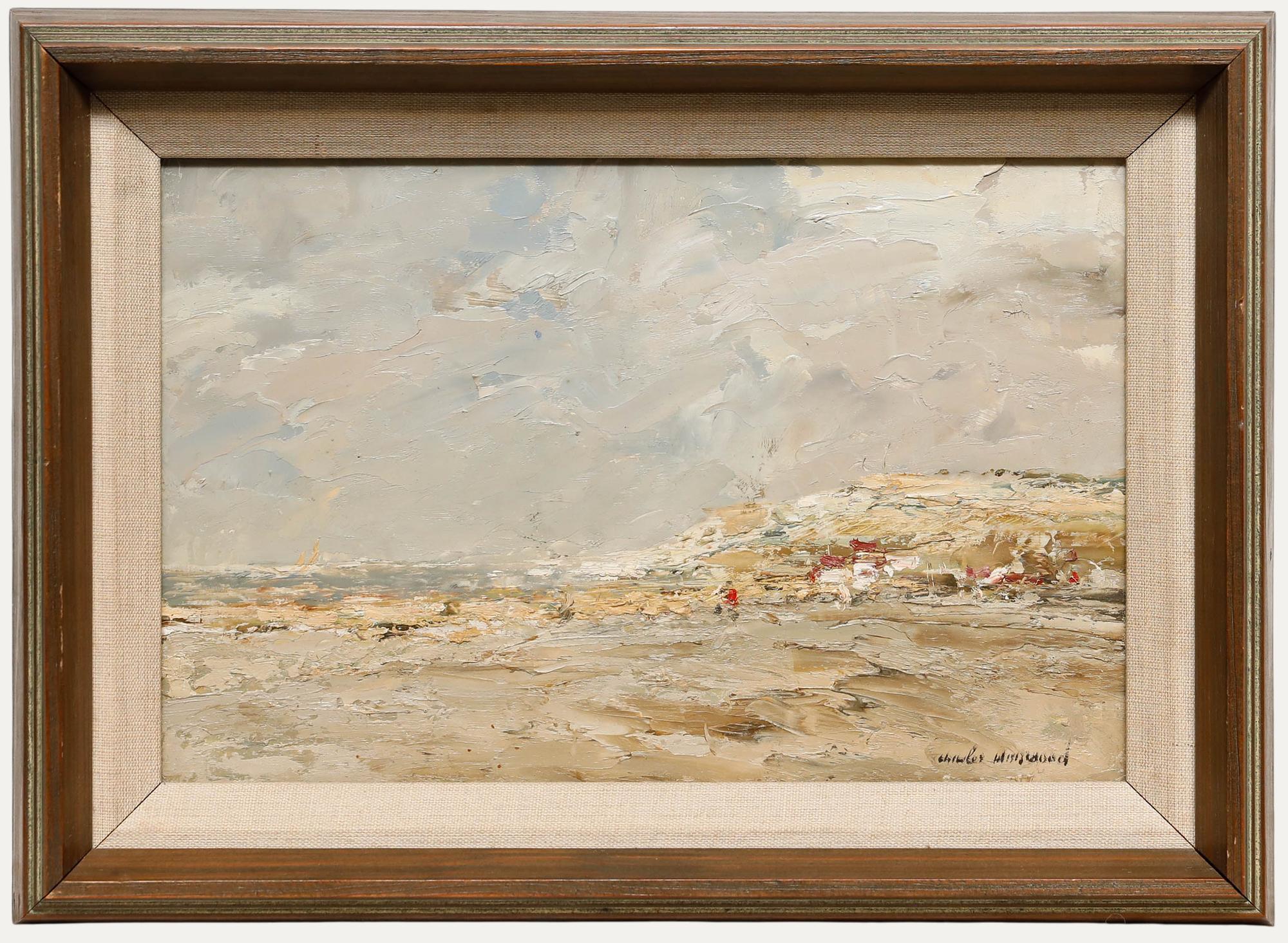charles horwood Figurative Painting – Charles Horwood (1908-1975) - Mitte des 20. Jahrhunderts Öl, Bedeckte Küstenlinie