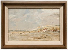 Charles Horwood (1908-1975) - Mitte des 20. Jahrhunderts Öl, Bedeckte Küstenlinie
