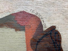 Charles Houghton Howard Surrealist Painting  Still Life with Hand and and Egg