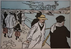 Fishermen in Paris - Original Lithograph, 1898