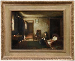 Charles Hunt Jr (1829-1900) - Olio del 1882, Il visitatore curioso