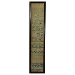 Charles I Band Sampler, 1649, by HW Aged 8
