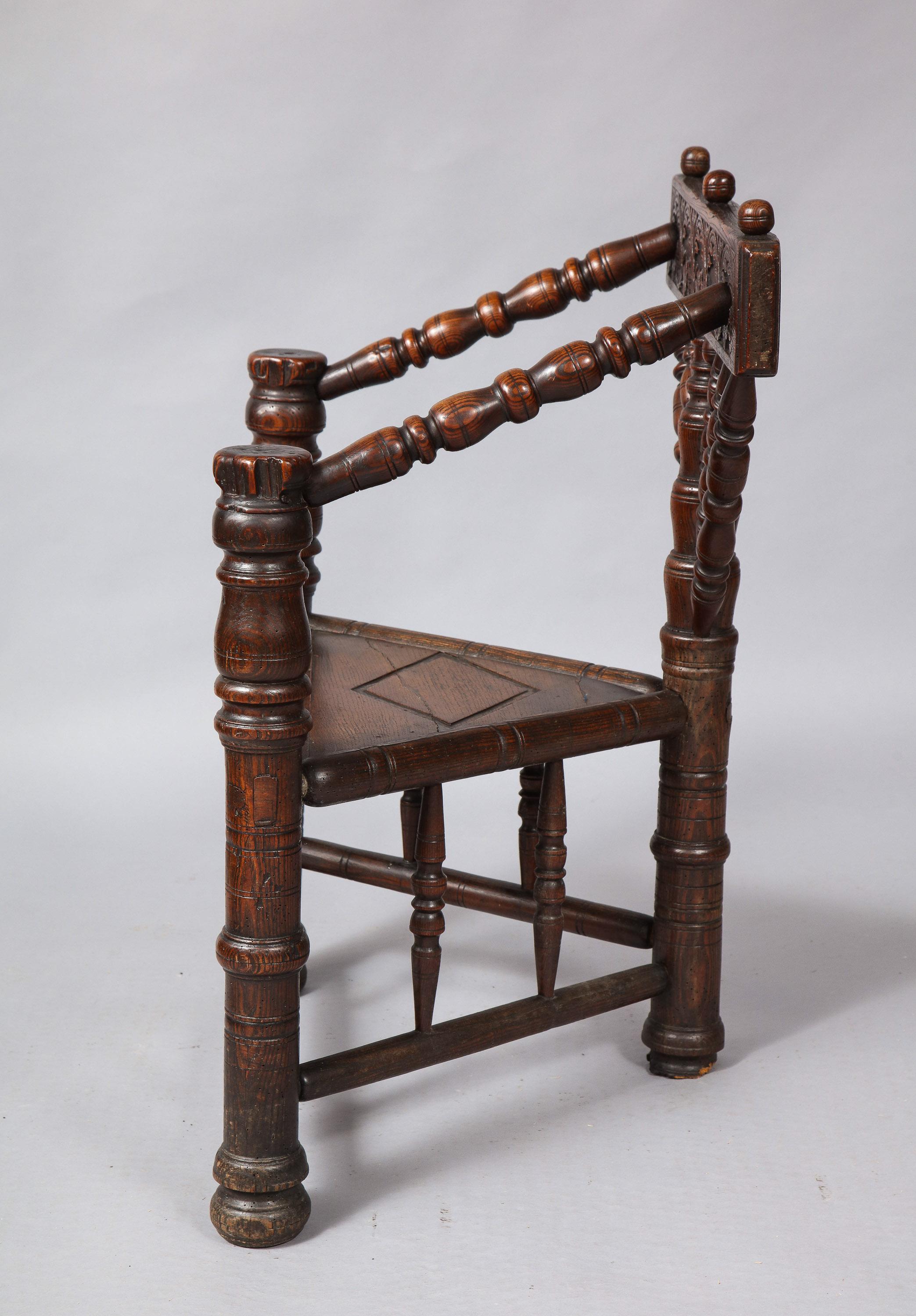 Charles I Three-Legged Turner's Chair For Sale 1