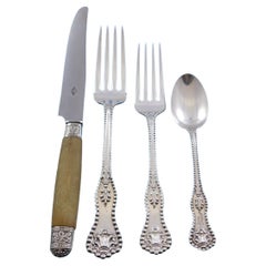 Charles II by Dominick & Haff Sterling Silver Flatware Set Service 56 Pc Dinner
