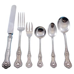 Charles II by Dominick & Haff Sterling Silver Flatware Set Service 77 Pc Dinner