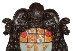 Charles II Carved Crest Of The Arms Of Westminster School
