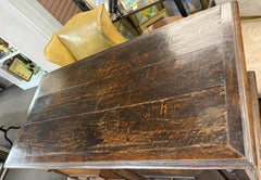 Charles II Enclosed Chest of Drawers in Oak with Raised Geometric Panels
