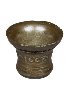 Charles II Lead Bronze Mortar, by ‘Anthony Bartlet’, Whitechapel, London