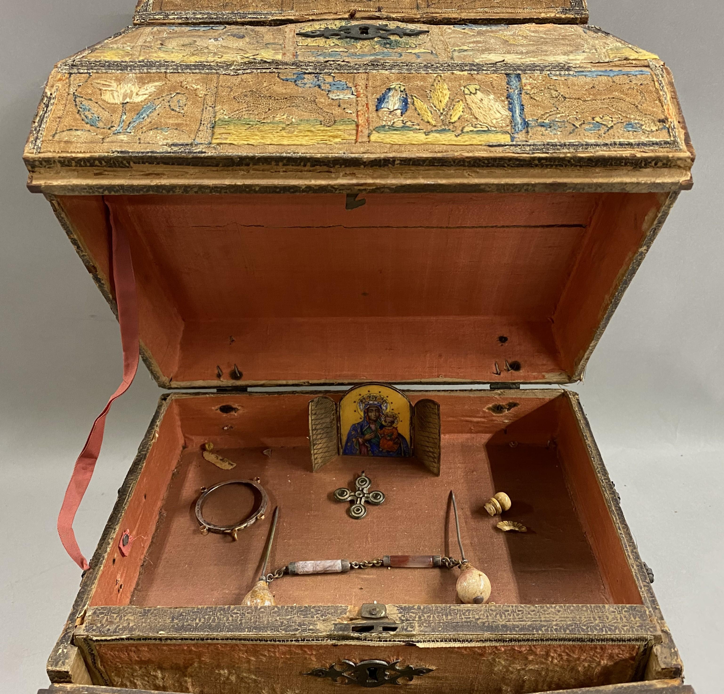 Scrigno di Charles II, seconda metà del XVII secolo in vendita 6