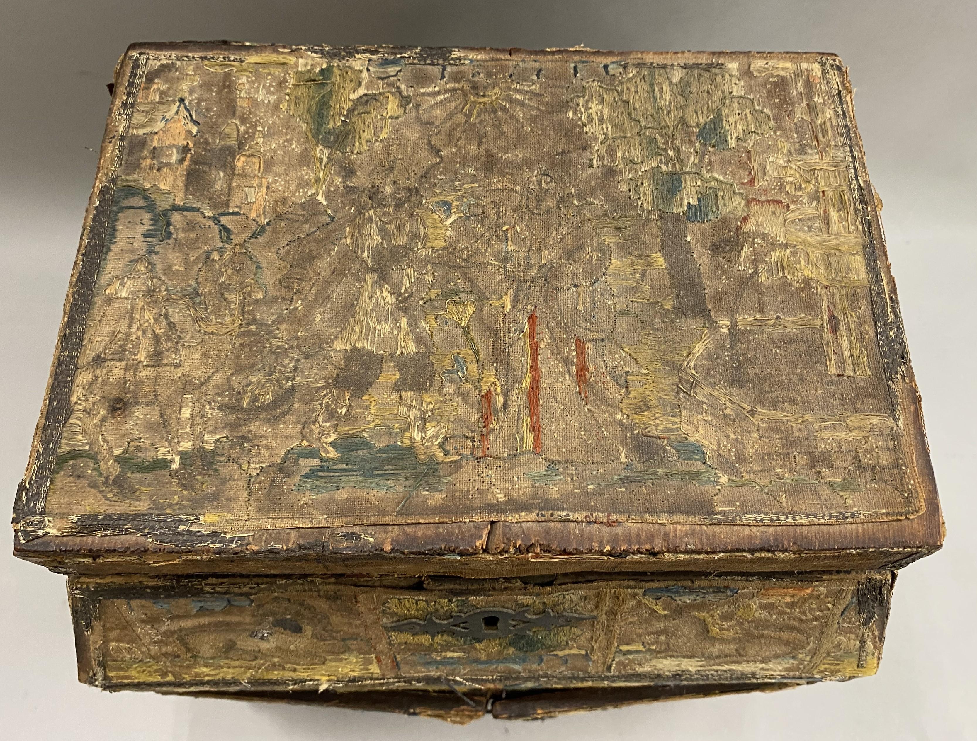 Scrigno di Charles II, seconda metà del XVII secolo In condizioni buone in vendita a Milford, NH