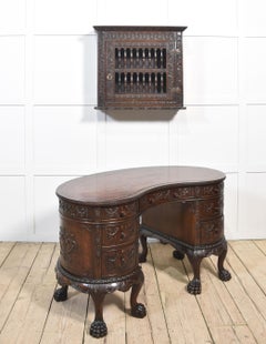 Charles II oak mural livery cupboard