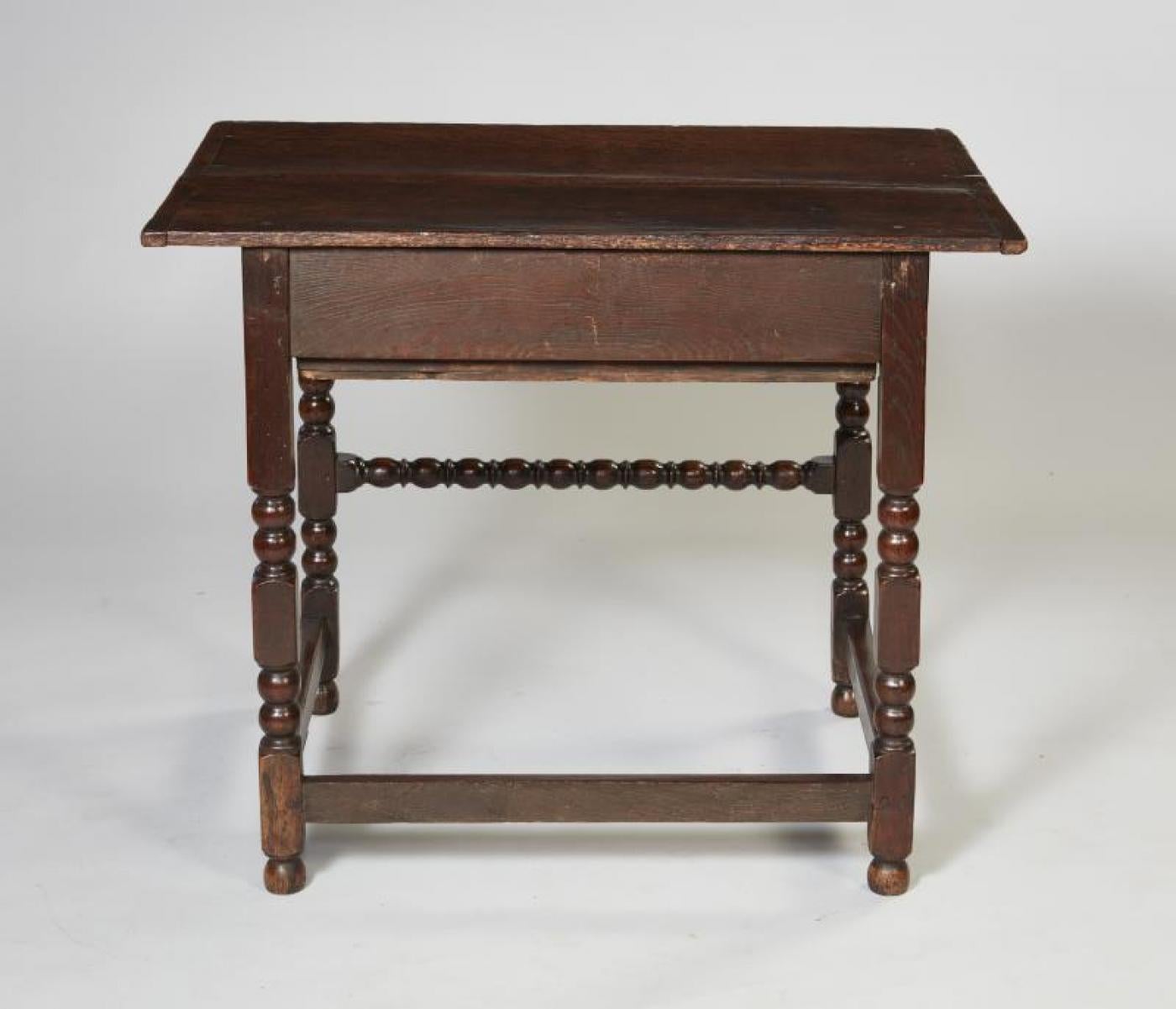 17th Century Charles II Oak Side Table For Sale