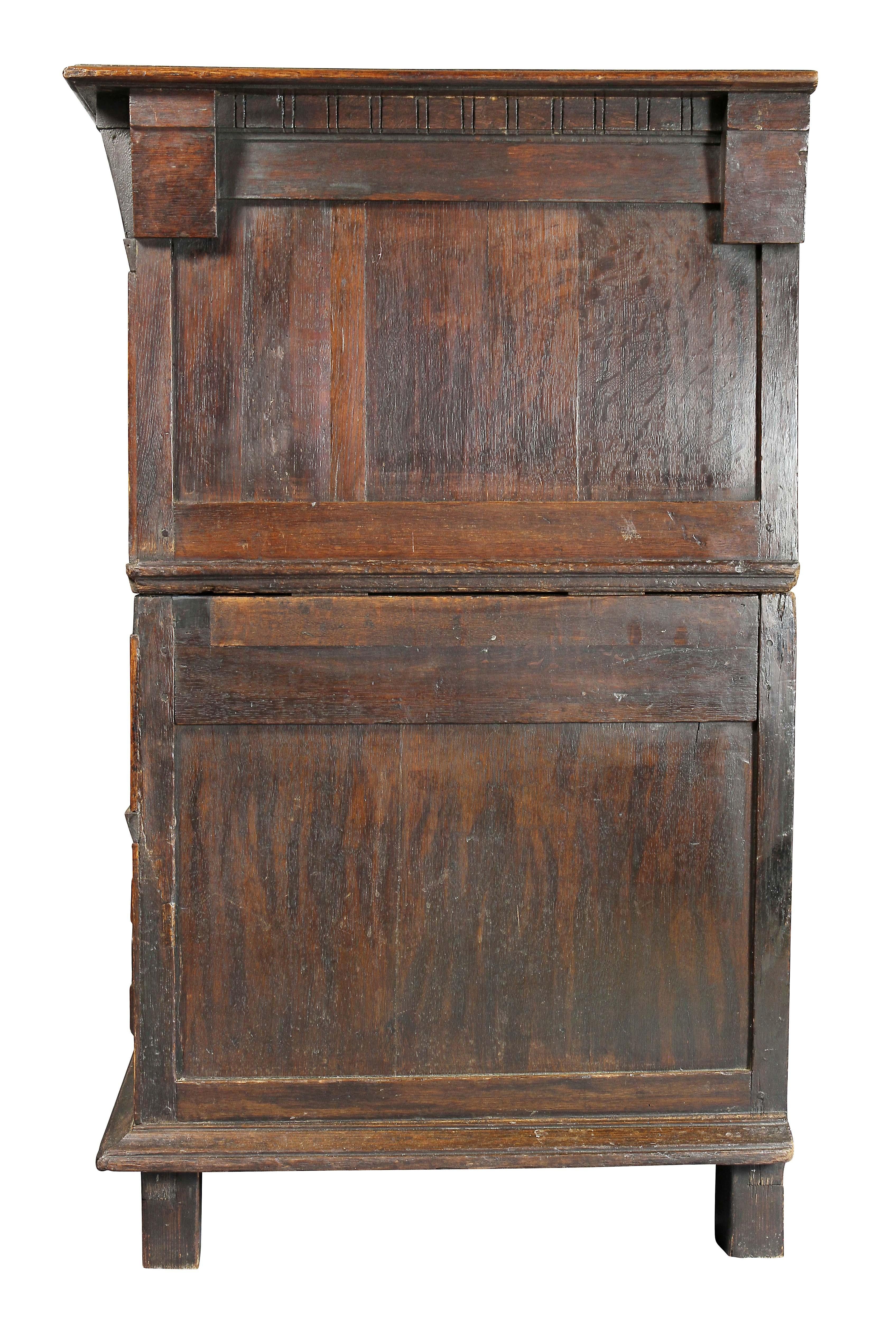 Charles II Palisander and Oak Chest of Drawers 3