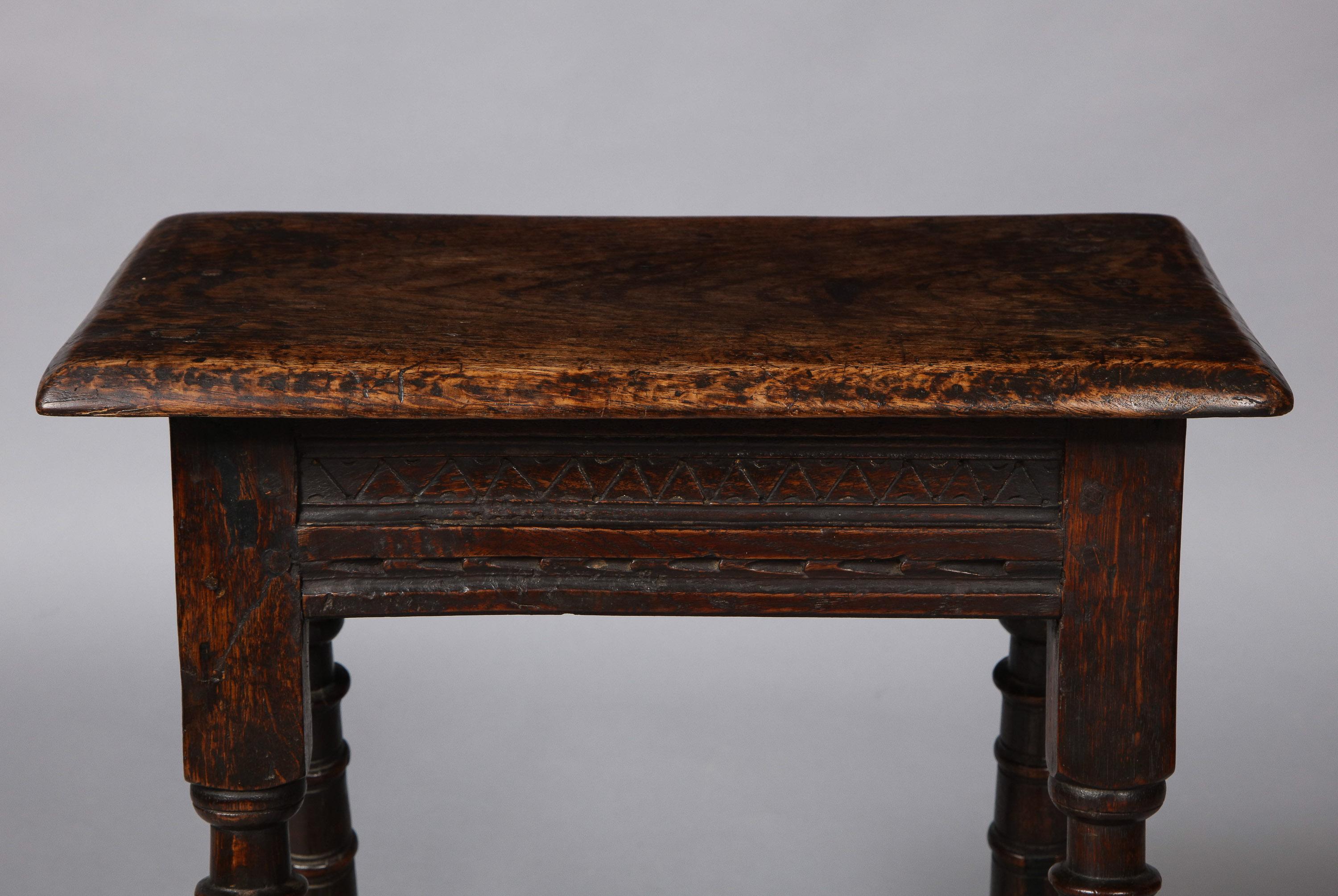 Late 17th Century Charles II Period Joint Stool