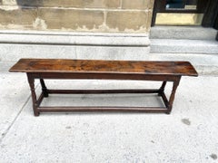 Charles II Period Oak Long Bench